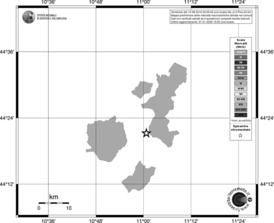 Mappa MCS - territori comuni