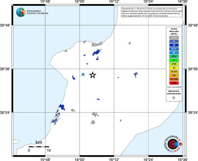 Mappa MCS - territori località