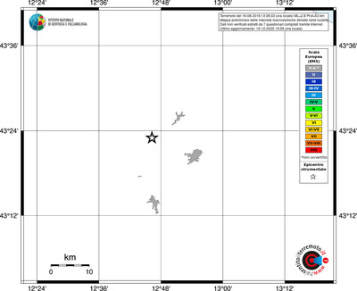 Mappa EMS - territori località