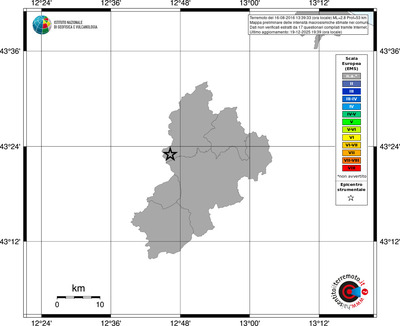 Mappa EMS - territori comuni