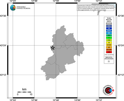 Mappa MCS - territori comuni