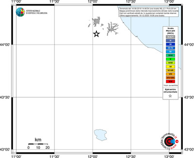 Mappa MCS - territori località