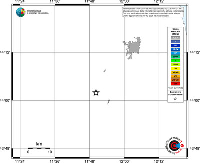 Mappa MCS - territori località