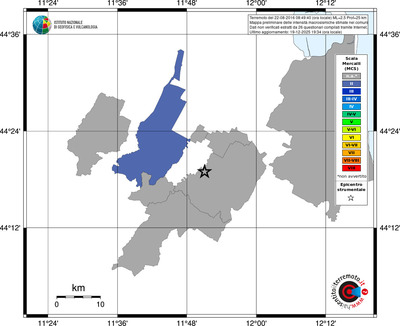 Mappa MCS - territori comuni