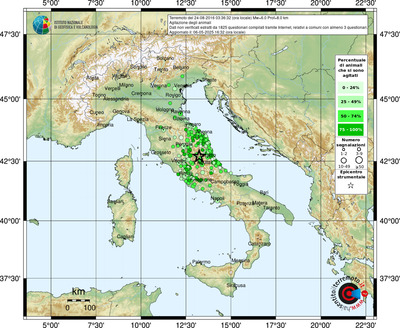 Mappa comuni con almeno 3 questionari