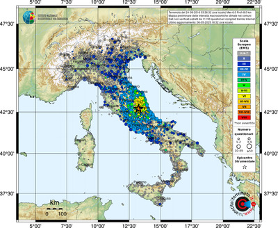 Mappa EMS - comuni