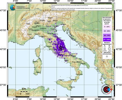Mappa comuni con almeno 3 questionari