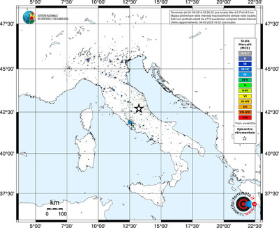 Mappa MCS - territori delle località