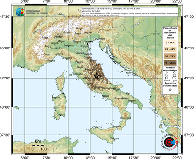 Mappa comuni con almeno 3 questionari