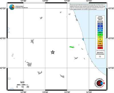 Mappa MCS - territori località