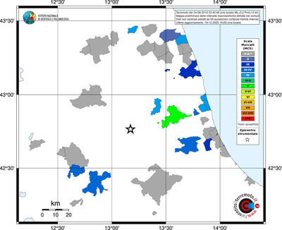 Mappa MCS - territori comuni