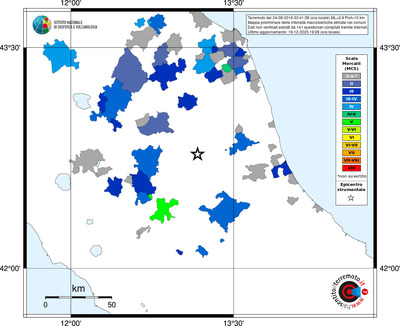 Mappa MCS - territori comuni