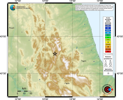 Mappa EMS - località