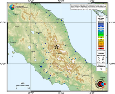 Mappa EMS - località