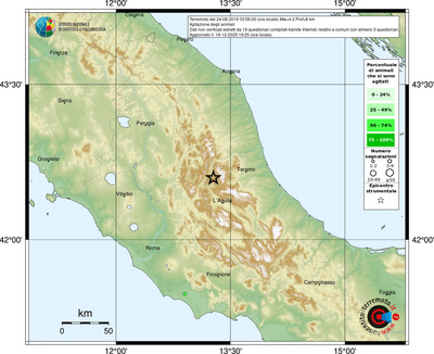 Mappa comuni con almeno 3 questionari