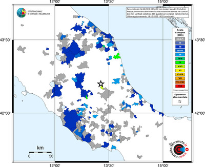 Mappa EMS - territori comuni
