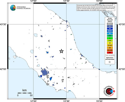 Mappa MCS - territori località