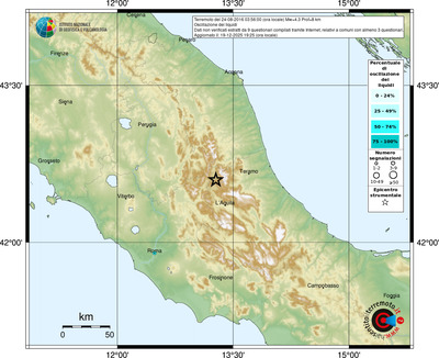 Mappa comuni con almeno 3 questionari