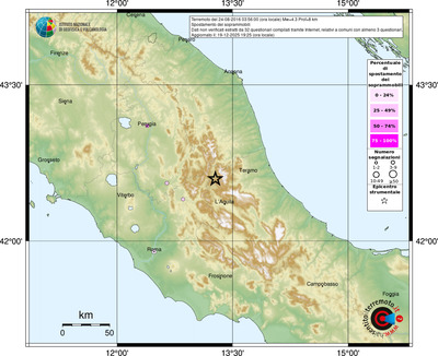 Mappa comuni con almeno 3 questionari