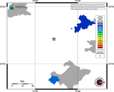 Mappa MCS - territori comuni