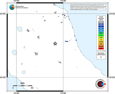 Mappa MCS - territori località