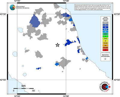 Mappa MCS - territori comuni