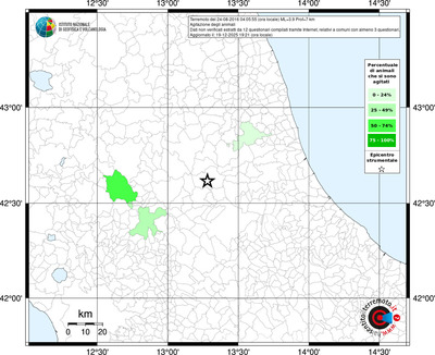 Mappa territorio comunale con almeno 3 questionari