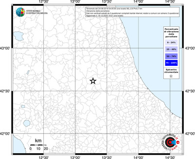 Mappa territorio comunale con almeno 3 questionari