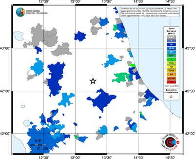 Mappa EMS - territori comuni