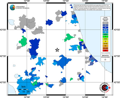 Mappa MCS - territori comuni