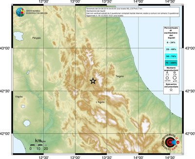 Mappa comuni con almeno 3 questionari