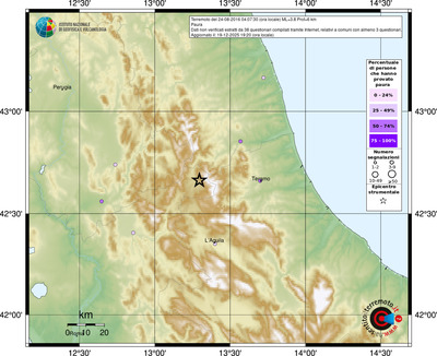 Mappa comuni con almeno 3 questionari