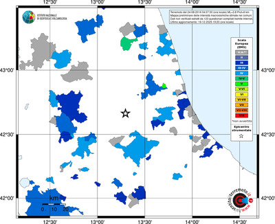 Mappa EMS - territori comuni