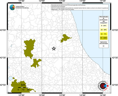 Mappa territorio comunale con almeno 3 questionari