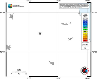 Mappa MCS - territori località