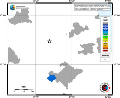Mappa MCS - territori comuni