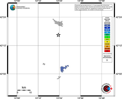 Mappa MCS - territori località