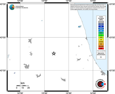 Mappa EMS - territori località