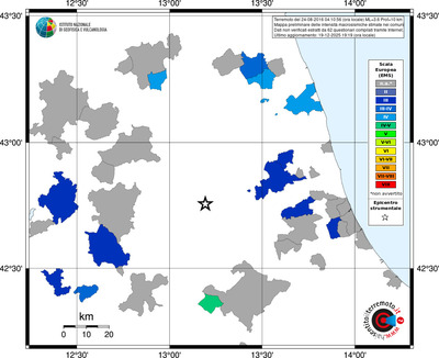 Mappa EMS - territori comuni