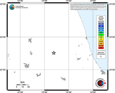 Mappa MCS - territori località