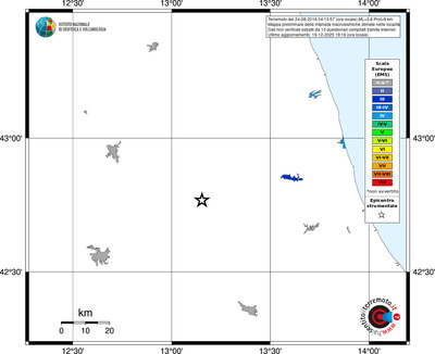Mappa EMS - territori località