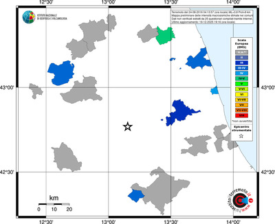 Mappa EMS - territori comuni
