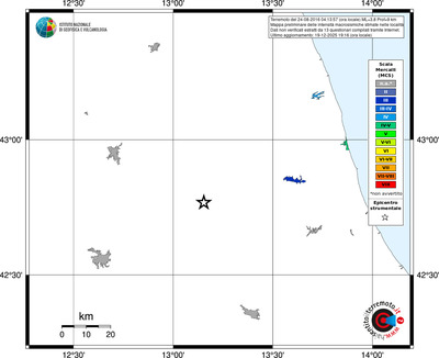 Mappa MCS - territori località