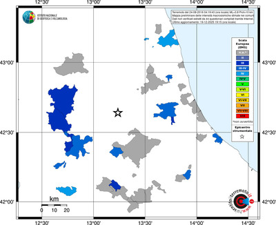 Mappa EMS - territori comuni