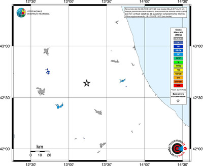 Mappa MCS - territori località