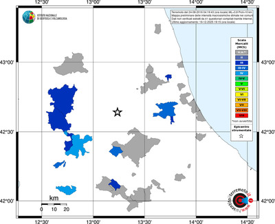 Mappa MCS - territori comuni