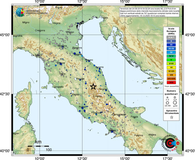 Mappa EMS - località