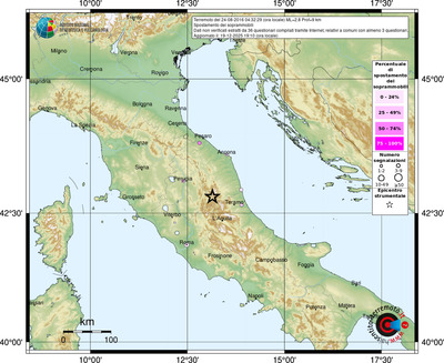 Mappa comuni con almeno 3 questionari