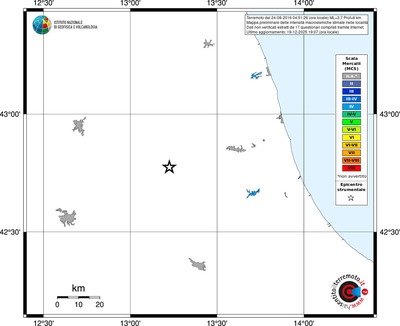Mappa MCS - territori località
