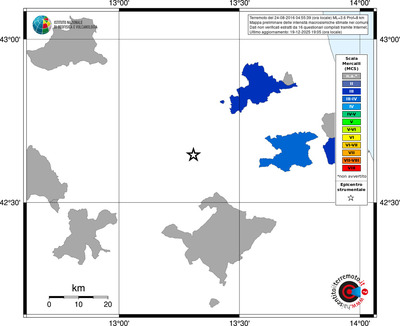 Mappa MCS - territori comuni